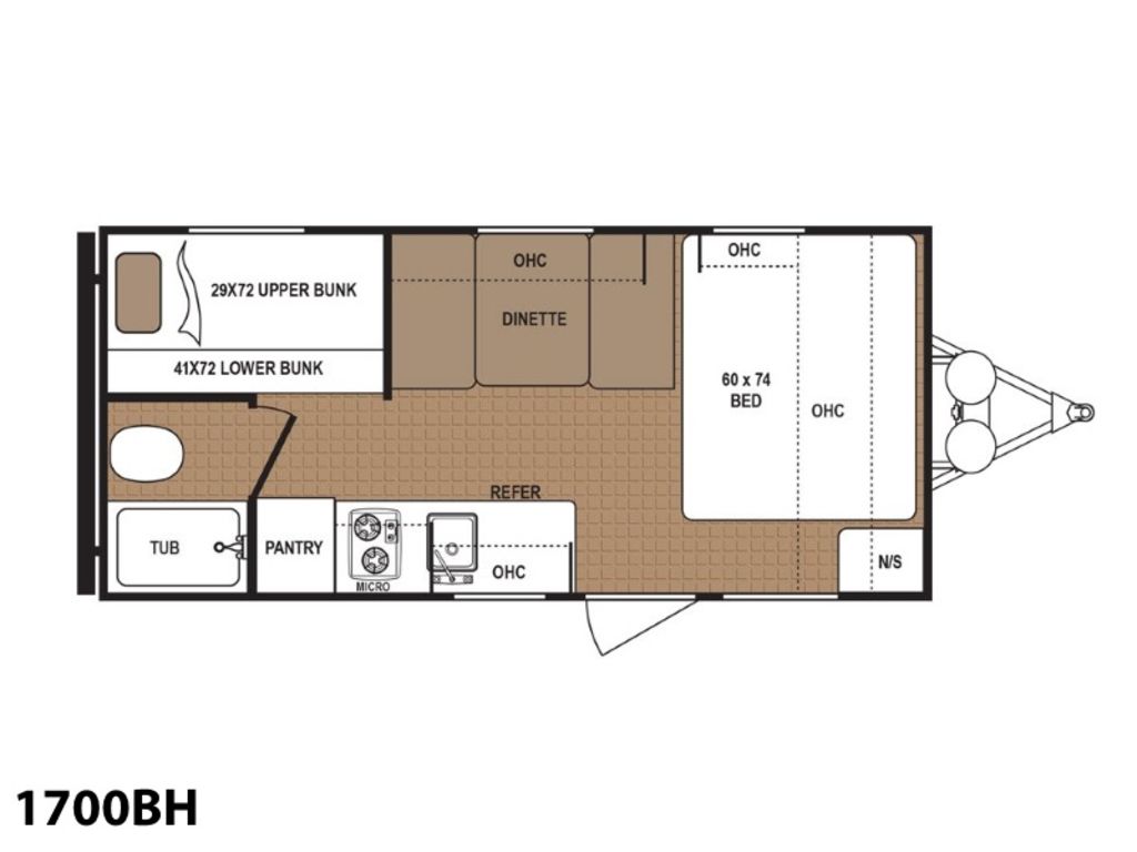 2019 Aspen Trail 1700BH - Image 4