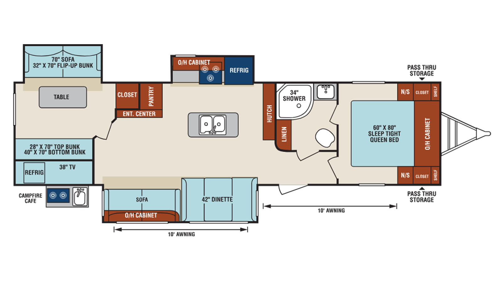 2018 VENTURE RV SPORT TREK 327 VIK - Image 2