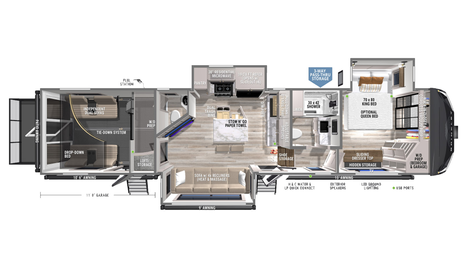 2026 BRINKLEY RV MODEL GX 3500X - Image 2