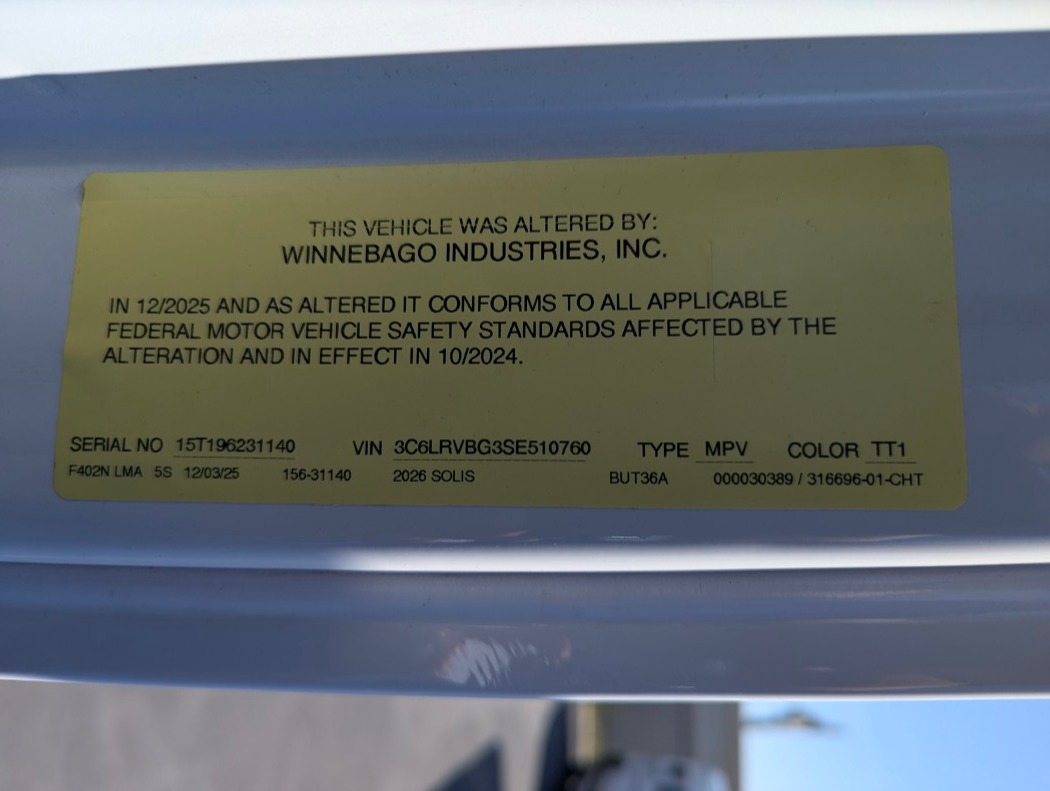 2026 Winnebago Solis Pocket 36A - Image 24