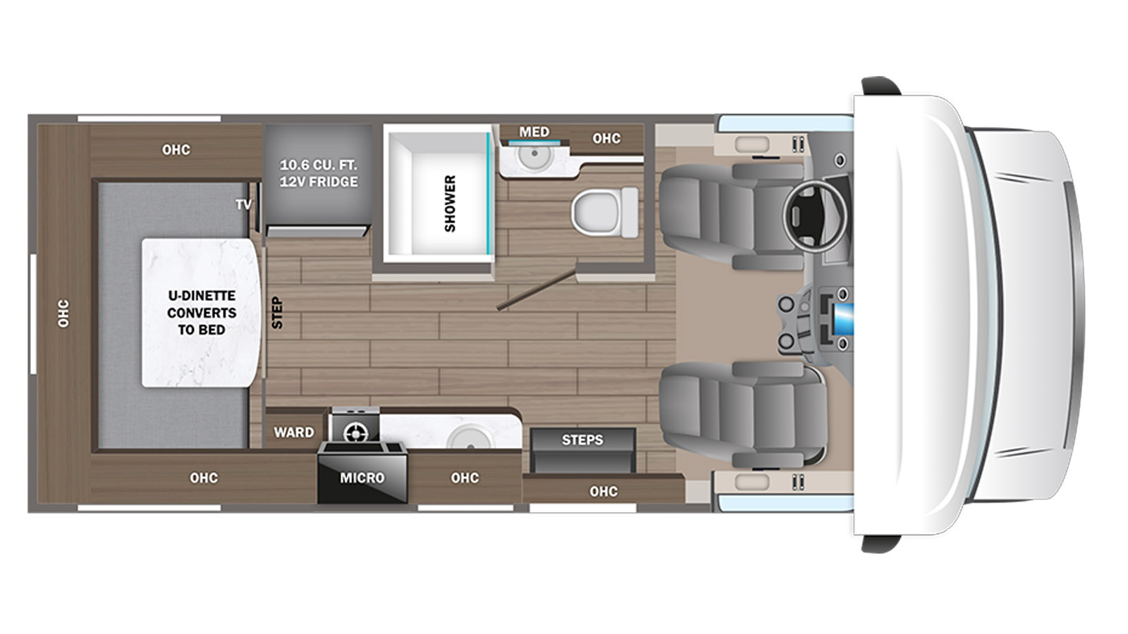 2027 Jayco Redhawk SE 20LF - Floorplan 1