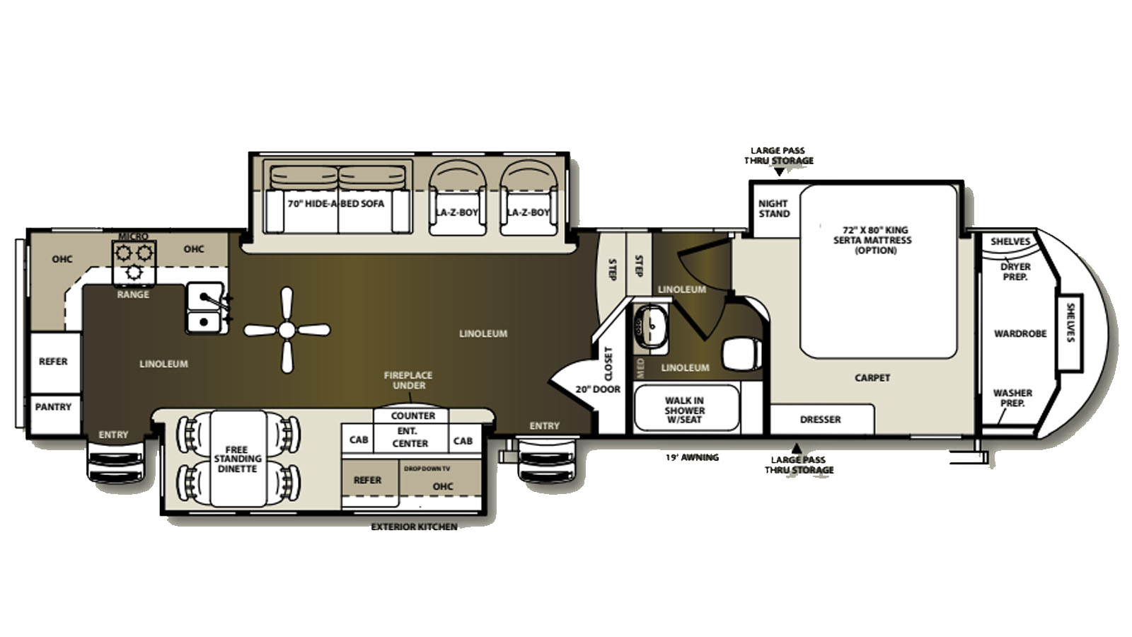 2013 Forest River Sandpiper 37RKOK - Image 1