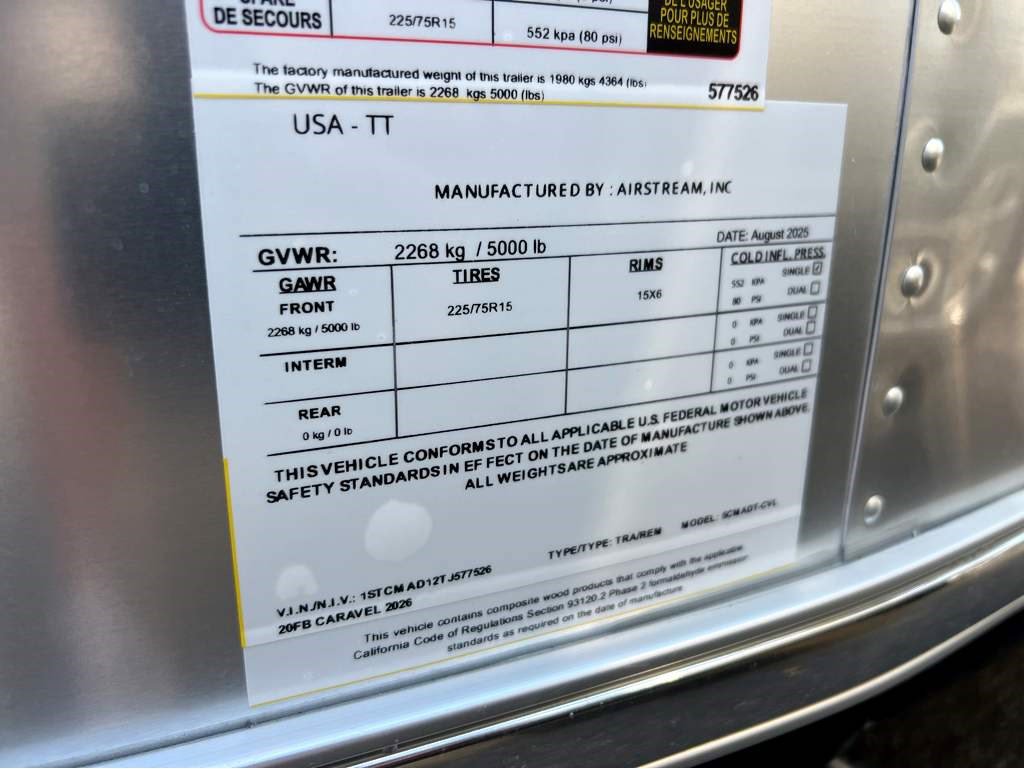 2026 AIRSTREAM CARAVEL 20FB - Image 25