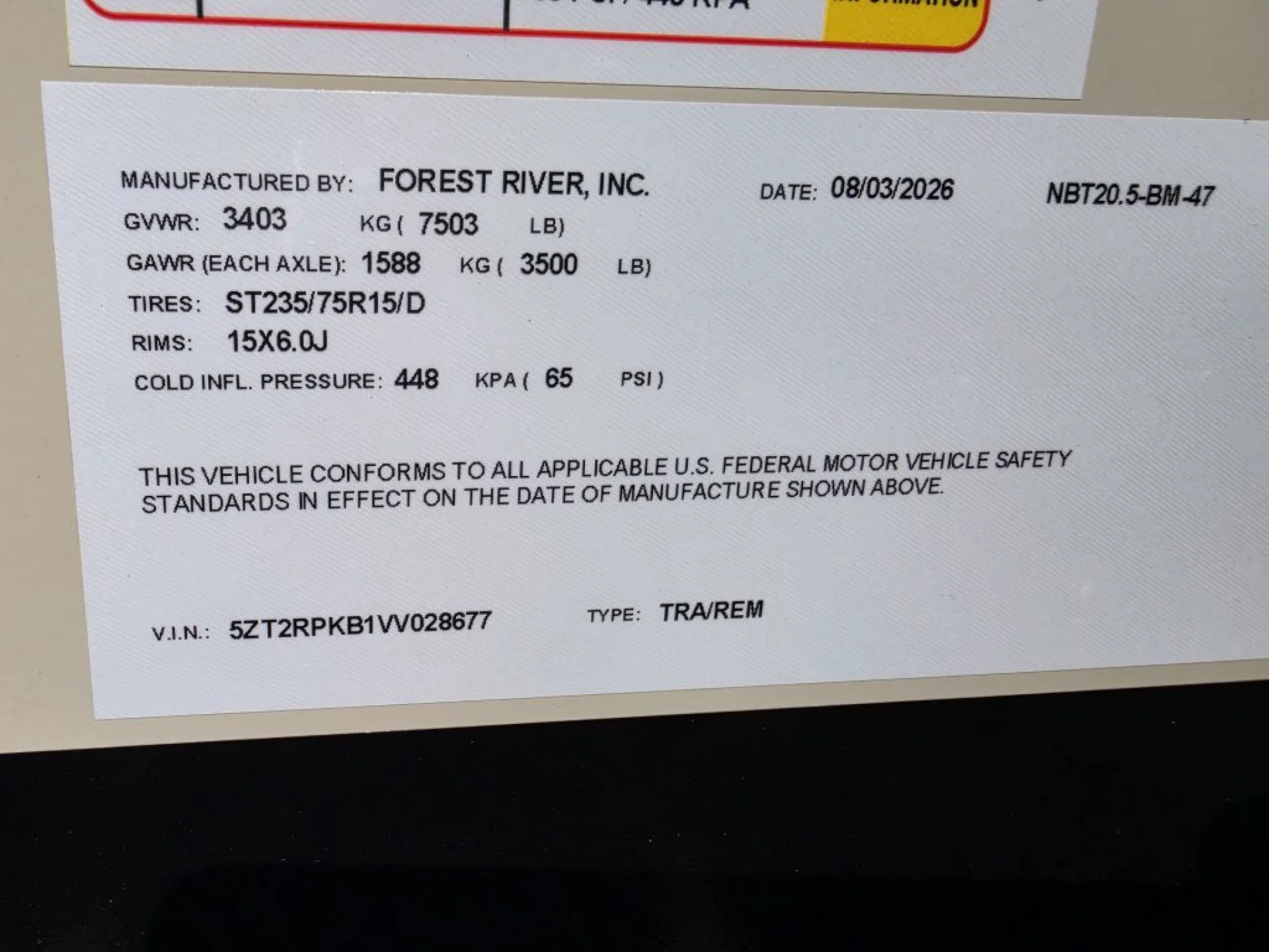 2027 FOREST RIVER NO BOUNDARIES NO BO 20.5 BM BEAST MODE 20 SERIES - Image 21