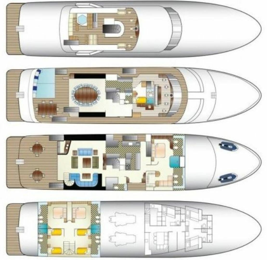 1992 Feadship Tri-Deck - Image 50