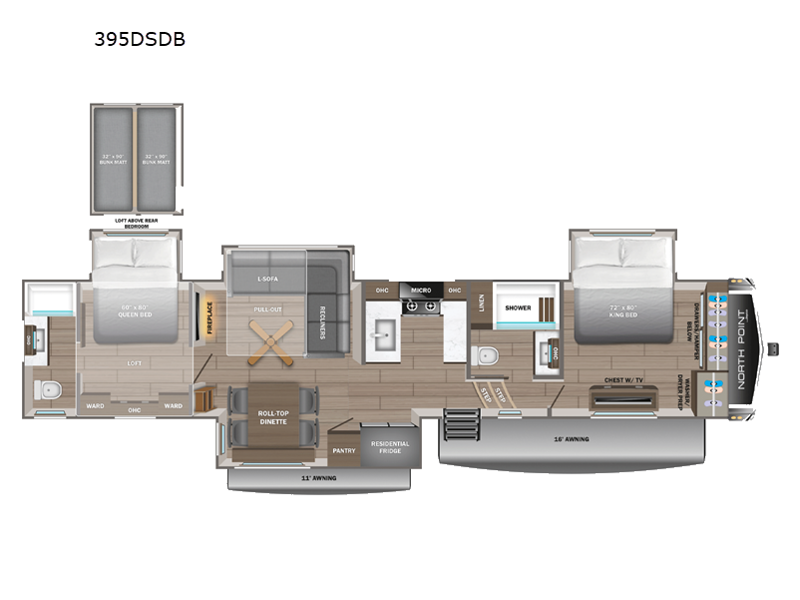 2026 JAYCO NORTHPOINT 395DSDB - Image 1
