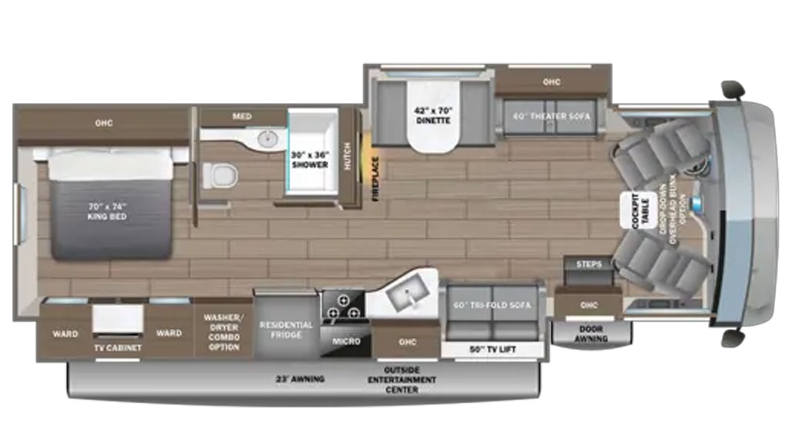 Entegra Coach Vision XL floorplan