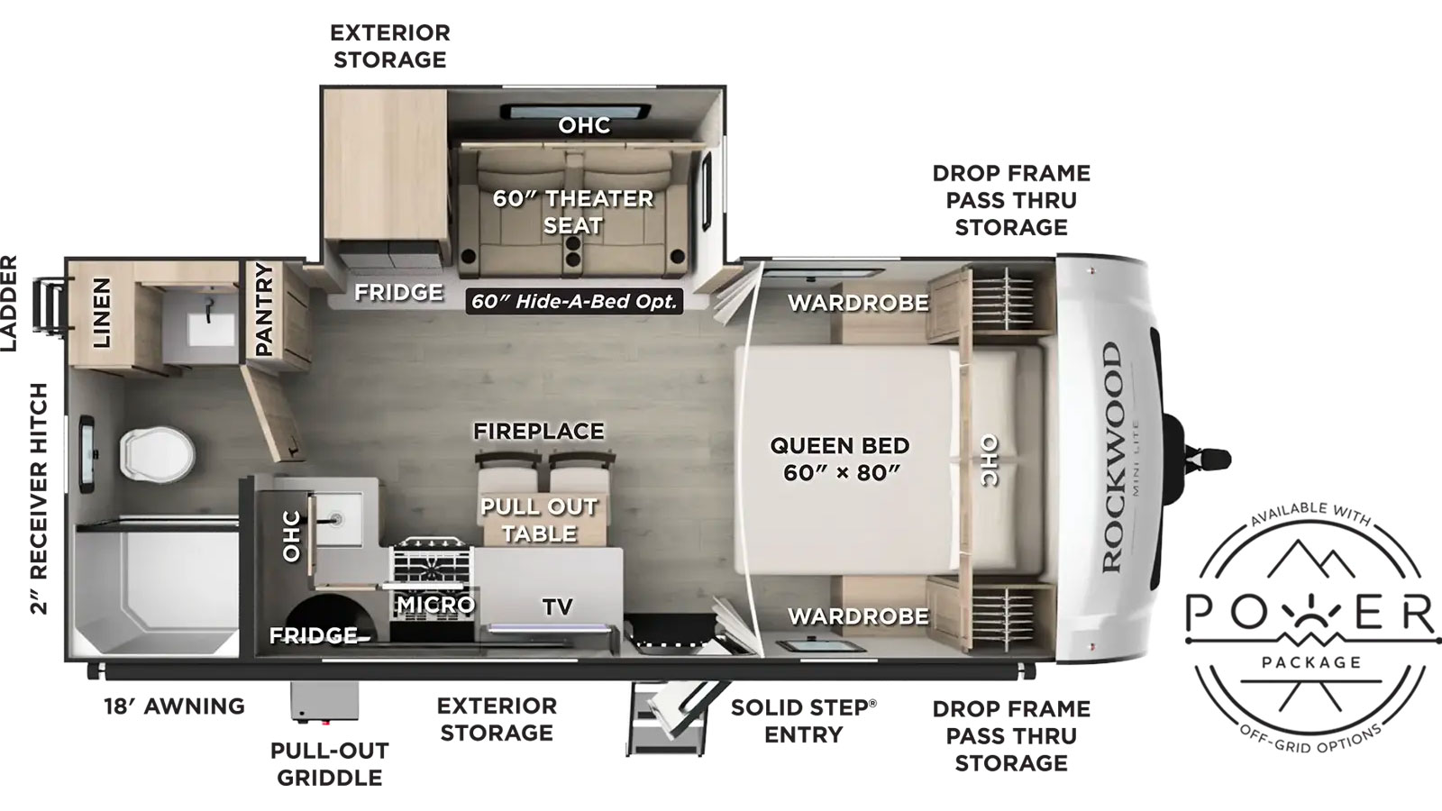 Rockwood Rockwood Mini Lite floorplan