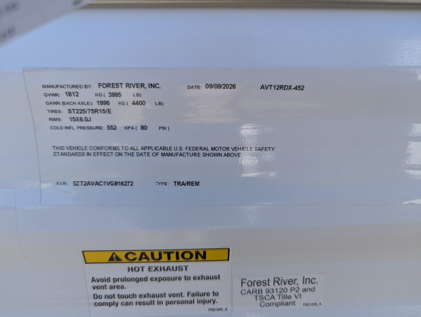 2027 Forest River Avenger LT 12RDX - Image 20