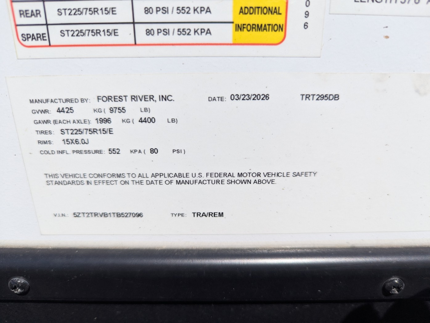2026 Prime Time Tracer 295DB - Image 7