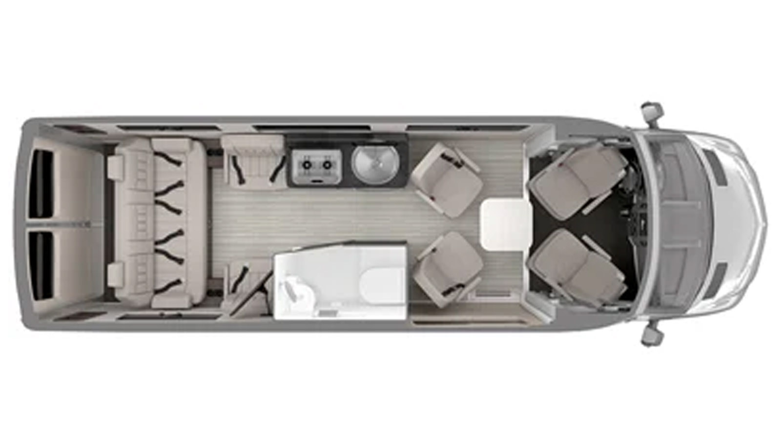2024 Airstream Interstate 24GL AWD - Floorplan 1
