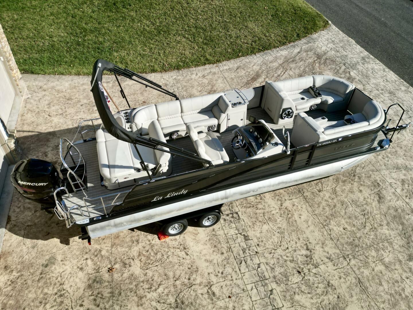2016 Harris Grand Mariner 250 SLEC Tritoon - Image 2