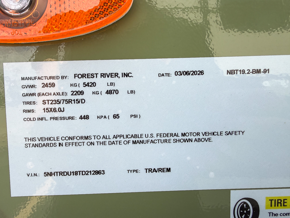 2026 FOREST RIVER 19.2 - Image 5