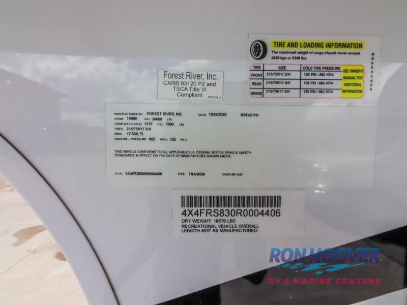 2024 FOREST RIVER 421FK - Image 30