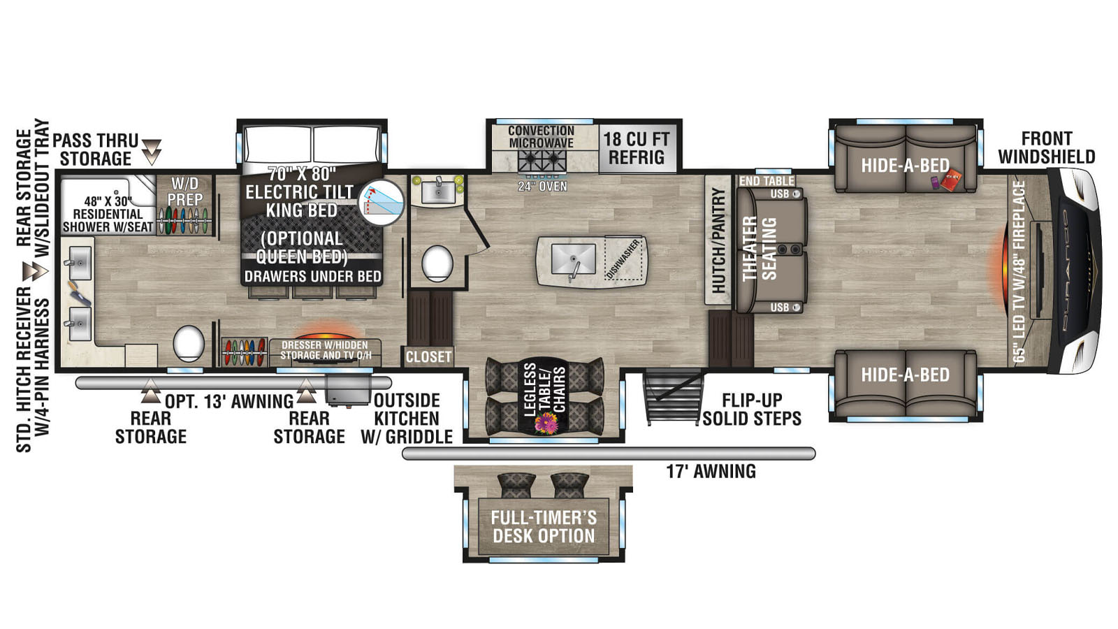 2023 KZ RV Durango Gold G386FLF - Image 1