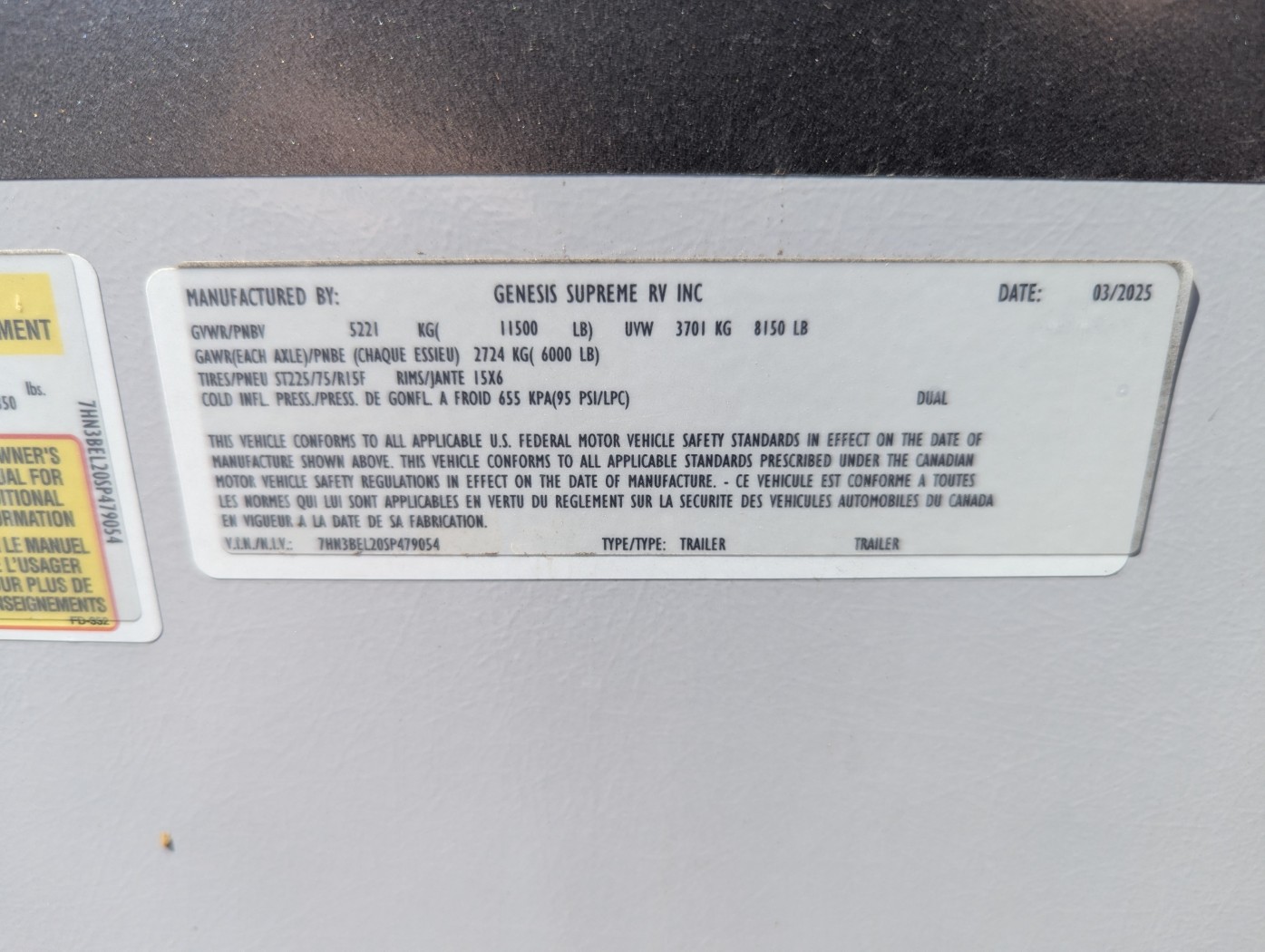 2025 Genesis Supreme Vortex V2715FSXL - Image 5