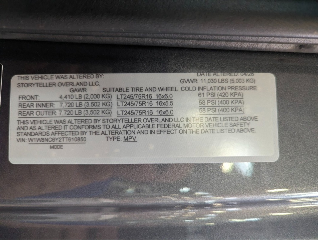 2026 Storyteller Overland Crew Mode XL - Pop Top - Image 27