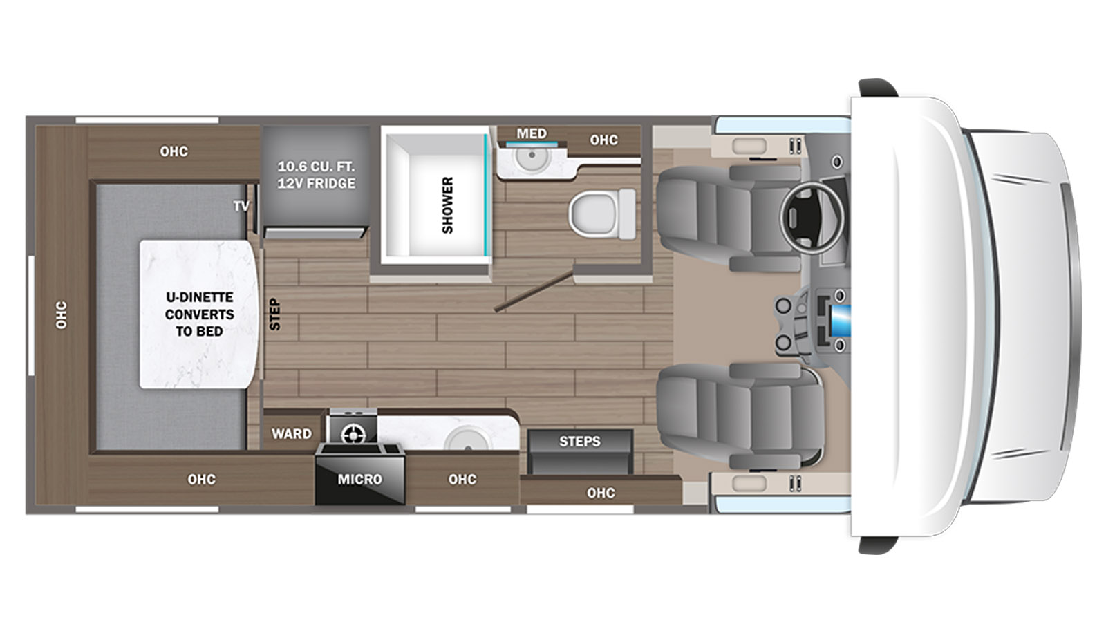 2027 Entegra Coach Odyssey SE 20LF - Floorplan 1