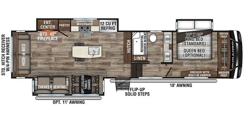 2022 KZ RV Durango D333RLT - Image 2