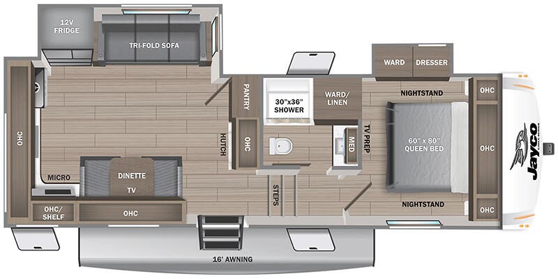 2026 Jayco Eagle SLE 24MLE - Floorplan 1