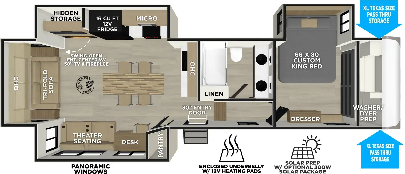 2027 Wildwood WBF321DRL - Floorplan 1