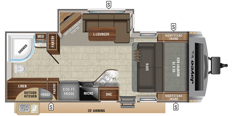 2020 Jayco White Hawk 23MRB - Image 2