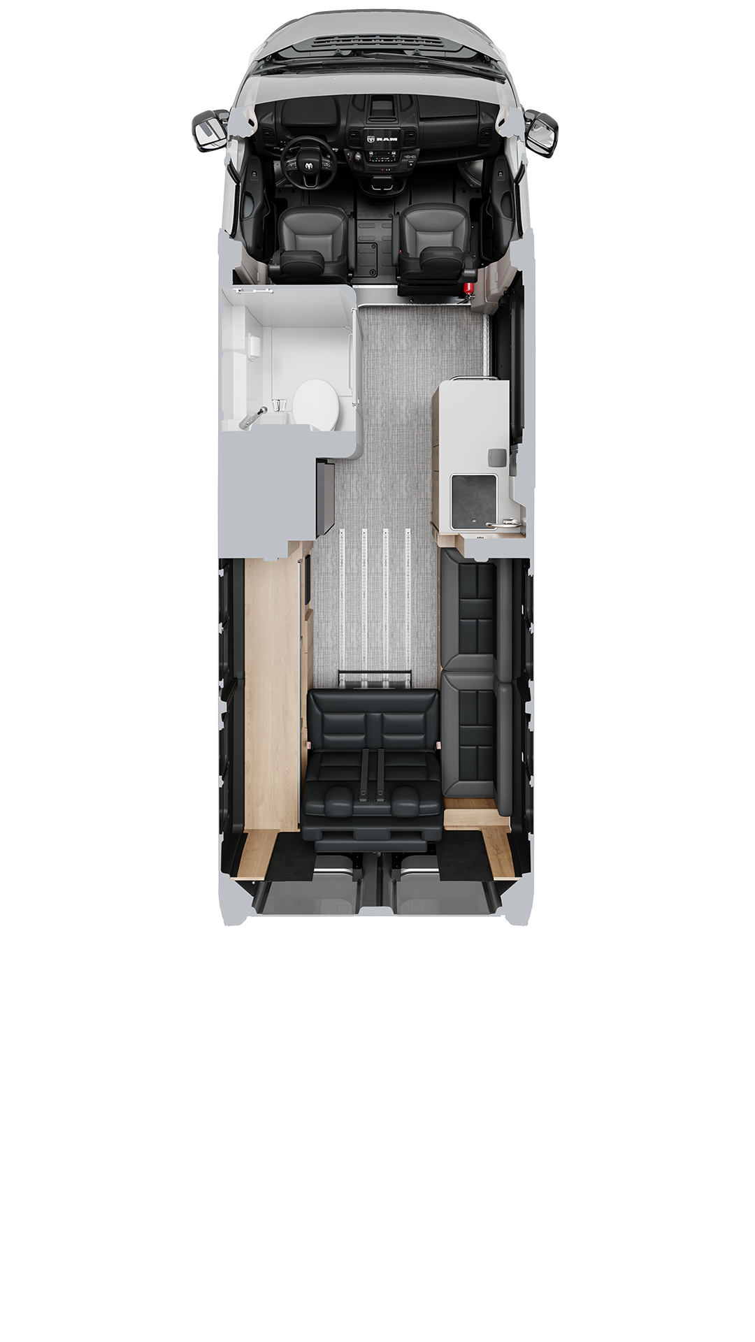 2027 AIRSTREAM RANGELINE 21PL - Floorplan 1