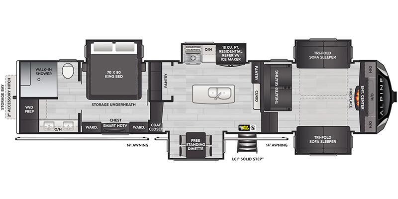 2025 KEYSTONE 3712KB - Floorplan 1