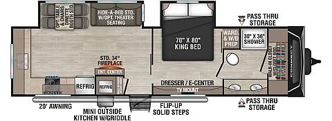 2025 KZRV, LP CONNECT 302FBK - Floorplan 1