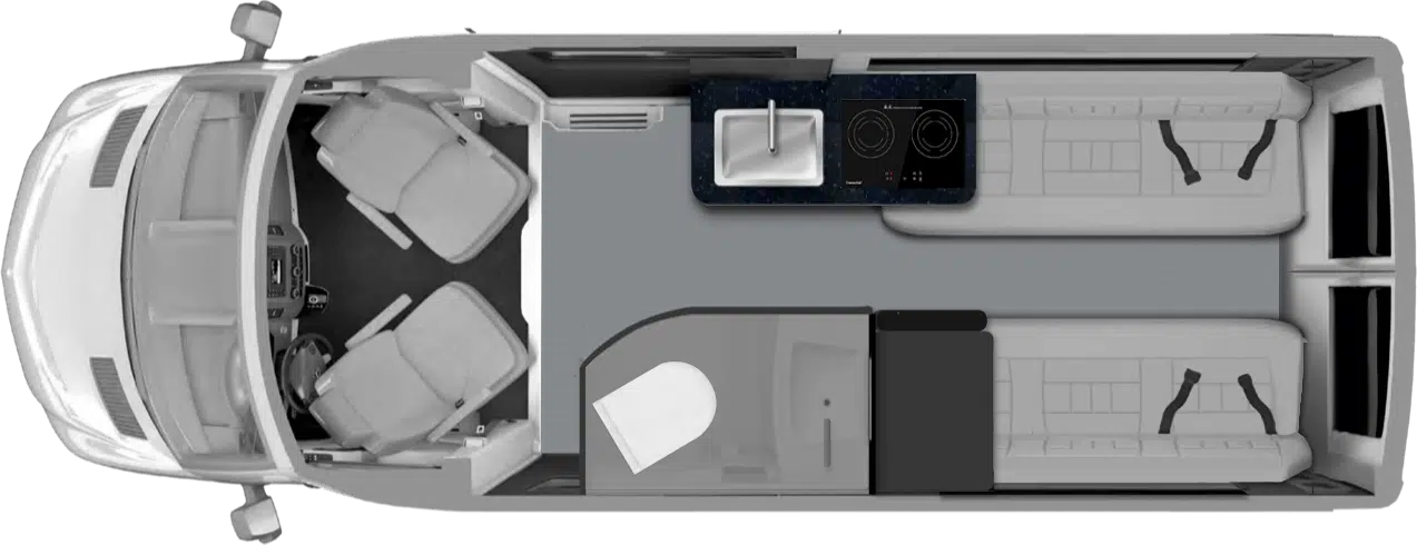 2024 Grech RV TURISMO-ion Twin - Floorplan 1