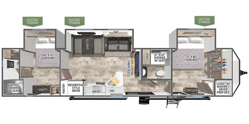 2026 PALOMINO 39DBT - Floorplan 1