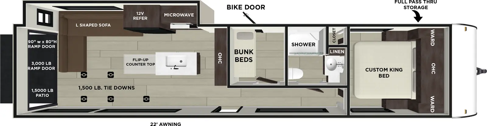 2026 FOREST RIVER 30VC - Floorplan 1