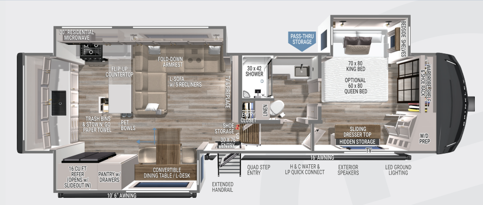 Unit Floorplan