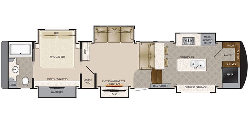 2022 DRV Mobile Suites 41FKMB floorplan
