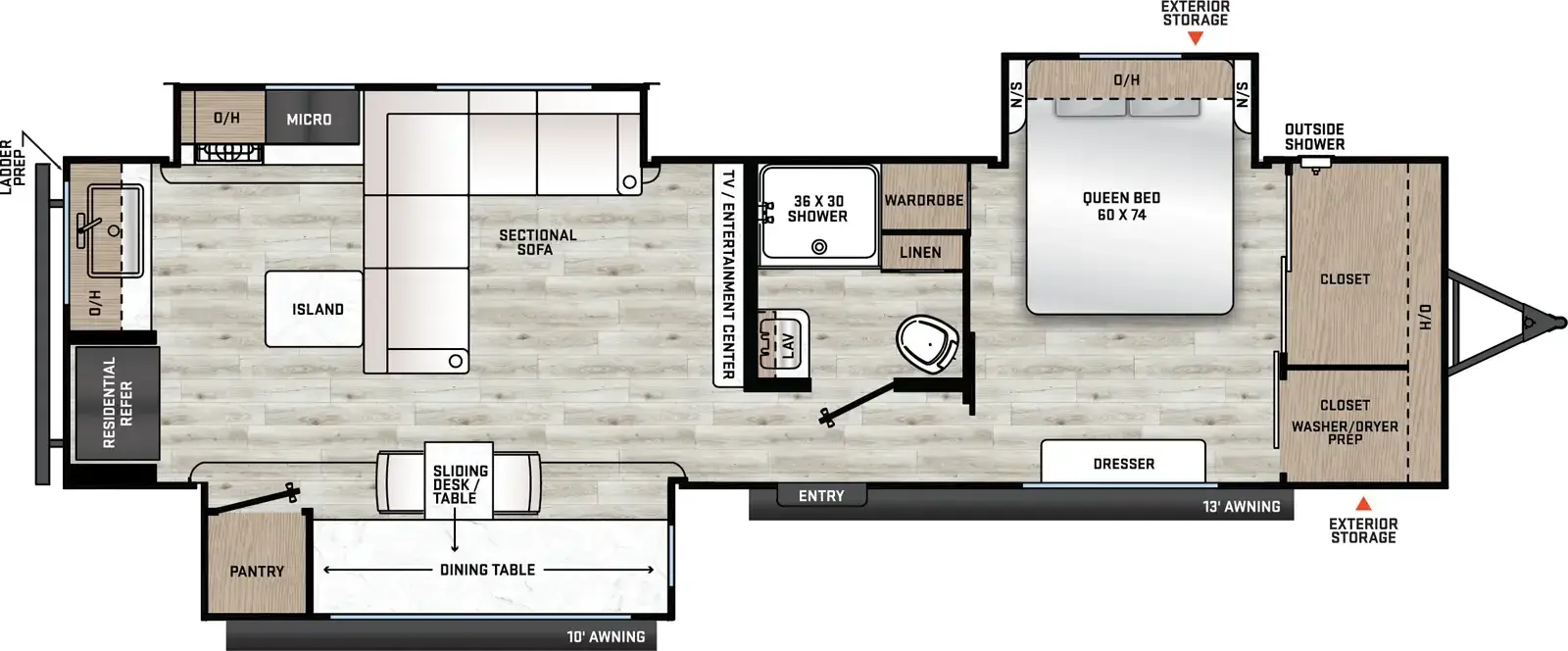 2027 COACHMEN 323MAZE - Floorplan 1