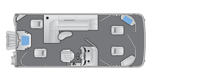 2026 Bennington 21SFSF - Floorplan 1