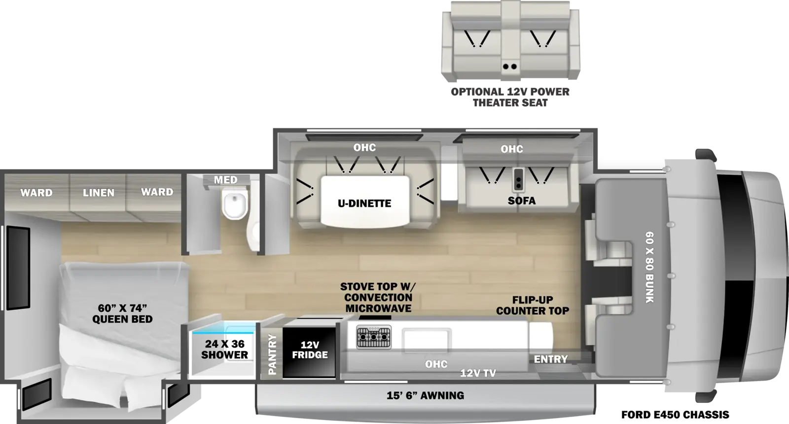 2027 Forest River Solera 3012DSF - Floorplan 1