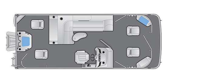 2026 Bennington 23SFC - Floorplan 1