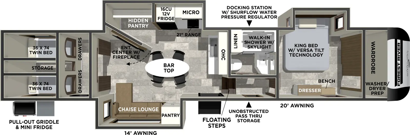 Unit Floorplan