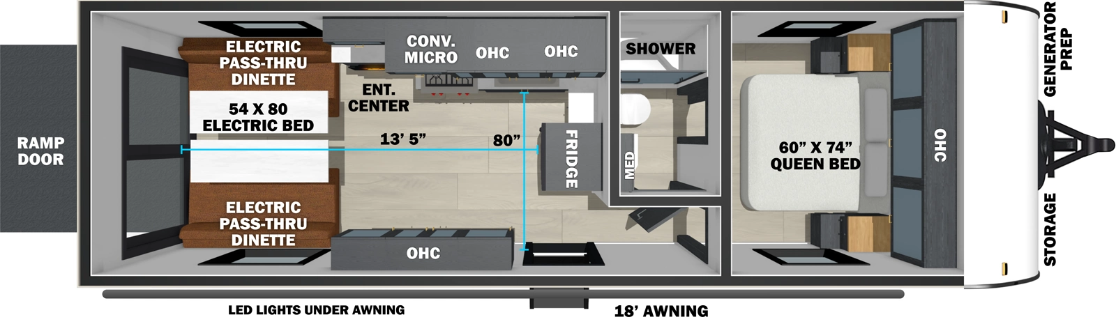 2027 Forest River Stealth 2513 - Floorplan 1