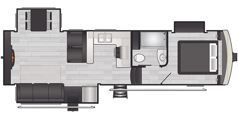 2024 Keystone Arcadia Super Lite 294SLRD floorplan