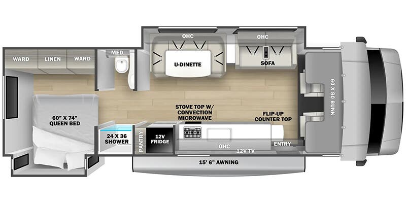 2027 Forest River Solera 32DSK - Floorplan 1