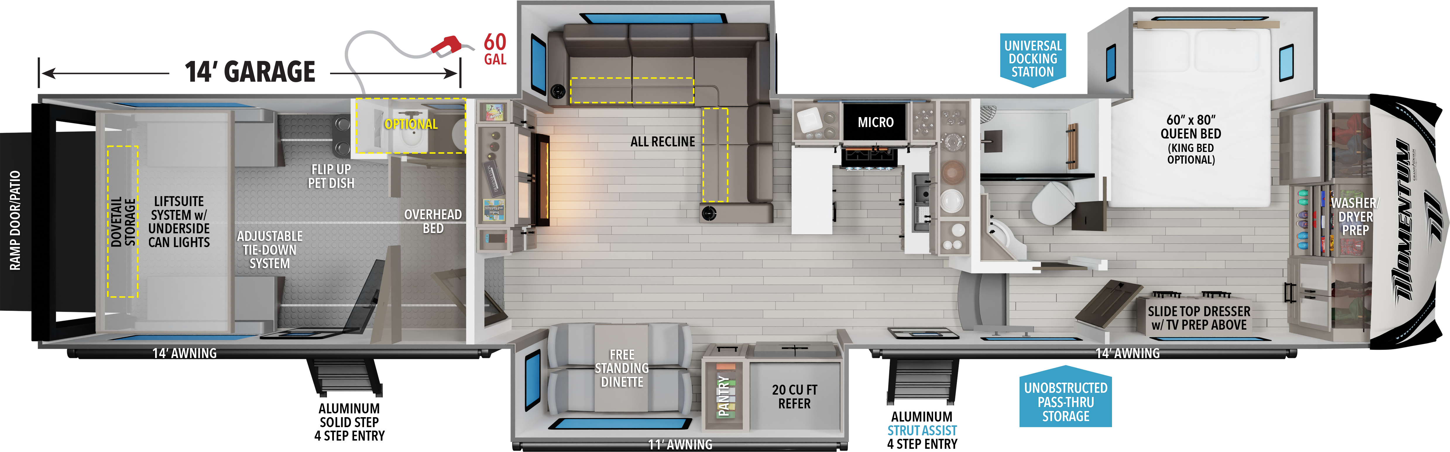 2026 GRAND DESIGN 414M - Floorplan 1
