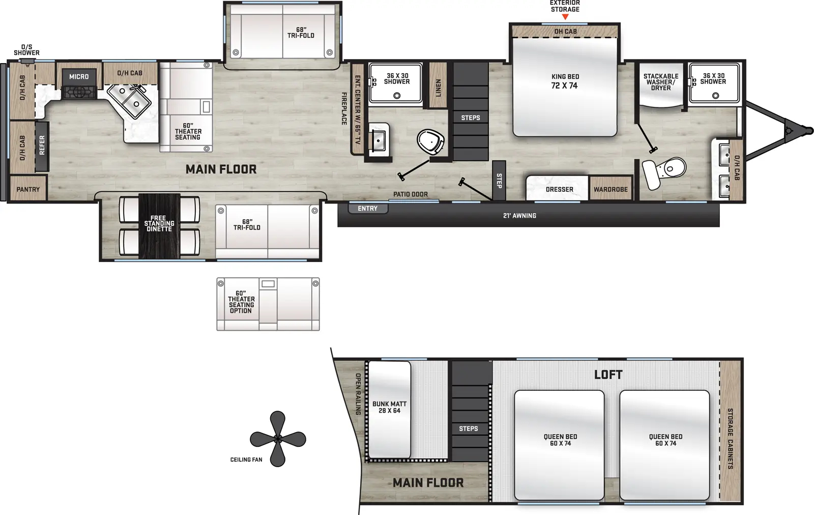 2026 COACHMEN CATALINA 44CONDO - Floorplan 1