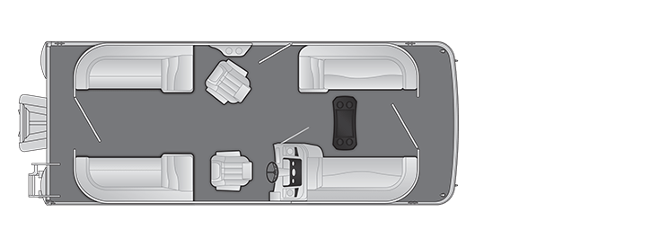 2027 Bennington 22SSR - Floorplan 1