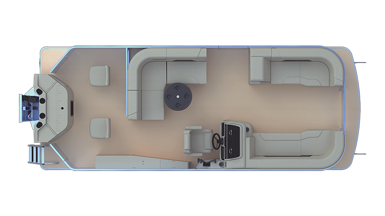 2025 Godfrey Sweetwater 2286 FS floorplan