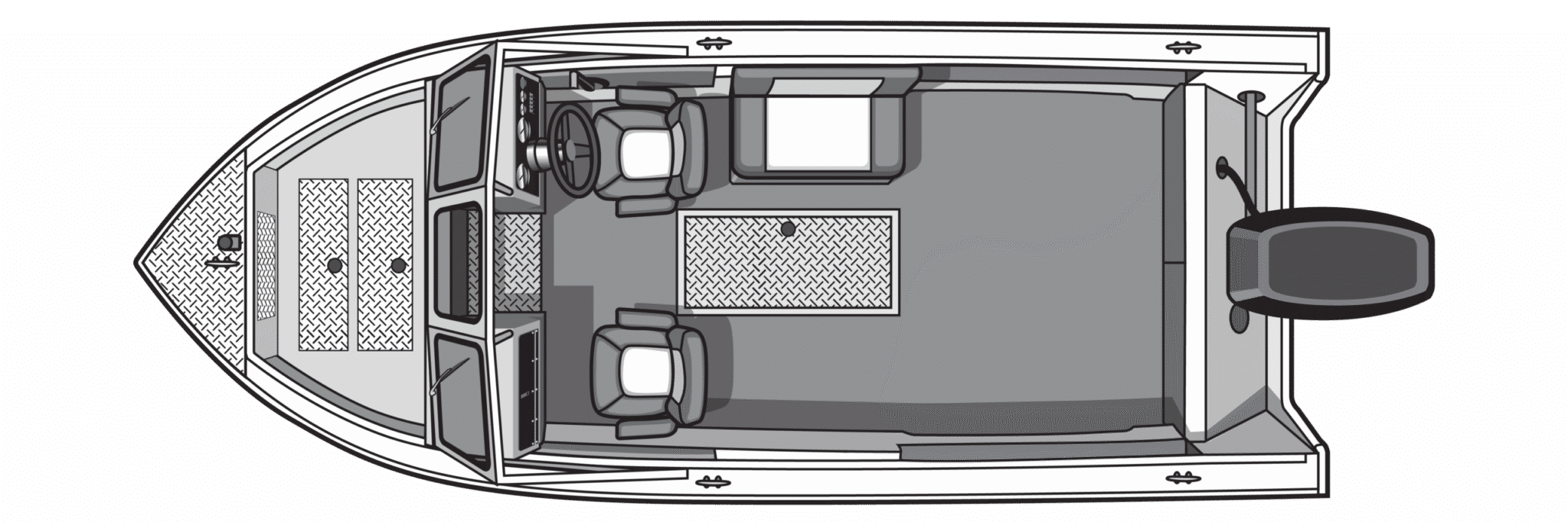 2026 Smokercraft PHANTOM 20X2 floorplan