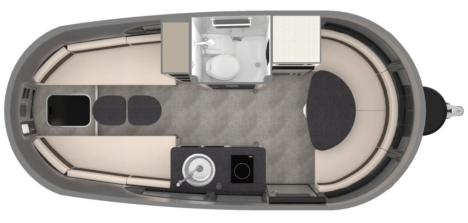 2026 AIRSTREAM Basecamp 20XE - Floorplan 1