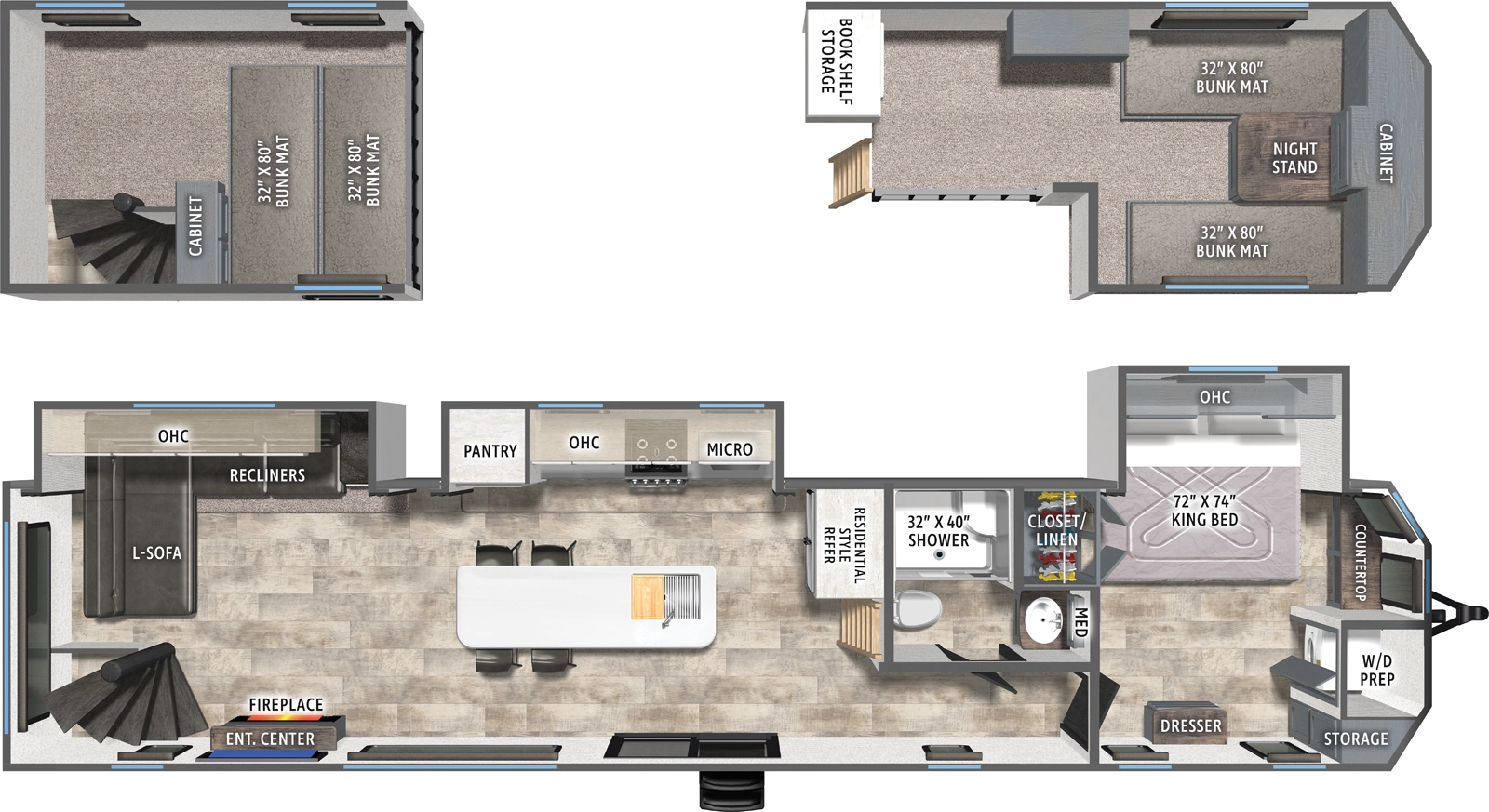 2026 PALOMINO PUMA 423LFT - Floorplan 1