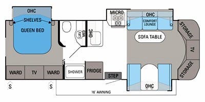 2013 Jayco Melbourne 29D - Floorplan 1